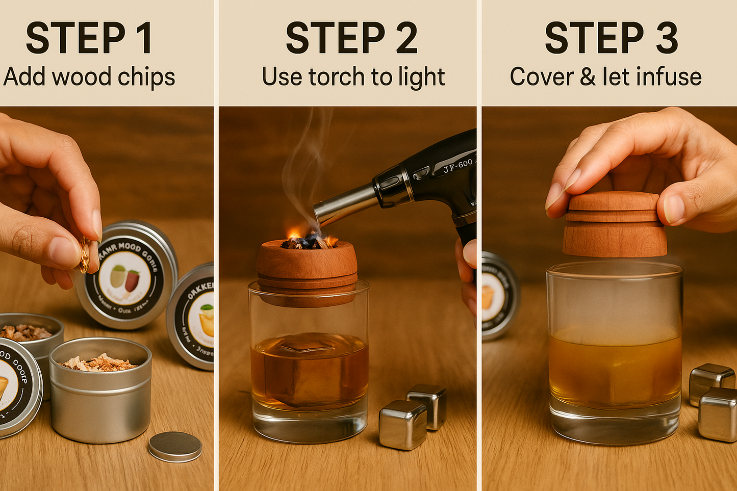 Soliva Cocktail Smoker - Full Kit