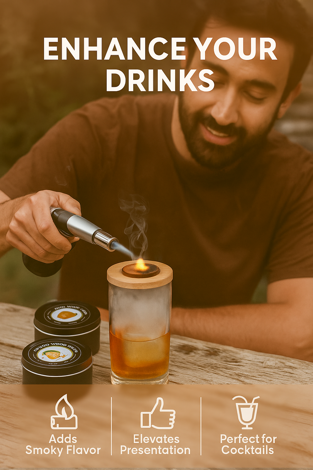 Soliva Cocktail Smoker - Full Kit